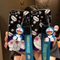 ins多啦A梦适用苹果8plus/XSmax光面带叮当猫公仔带挂绳6挂脖外壳